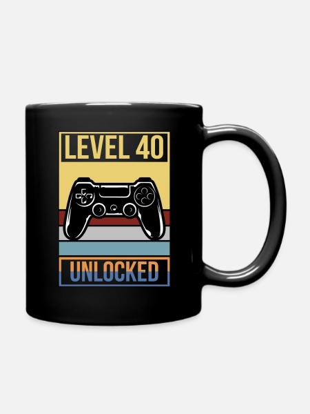 40e anniversaire anniversaire 1981 Gaming Level 40 - Mug uni - noir