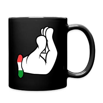 Italien - Tasse einfarbig - Schwarz - Rechts