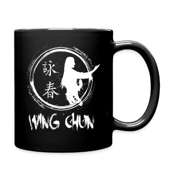 Wing chun Wingtsun - Tasse einfarbig - Schwarz - Rechts