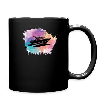 Bateau bateau bateau bateau bateau - Mug uni - noir - Droite