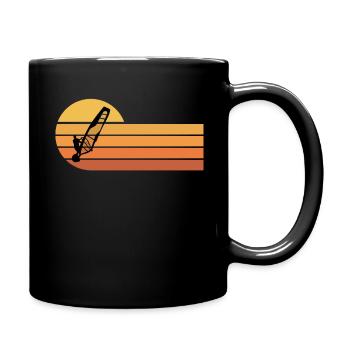 Windsurfen Windsurfer - Tasse einfarbig - Schwarz - Rechts