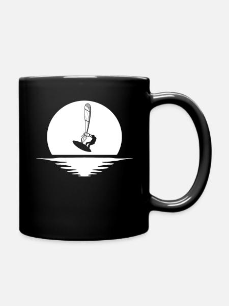 Windsurfen Windsurfer - Tasse einfarbig - Schwarz