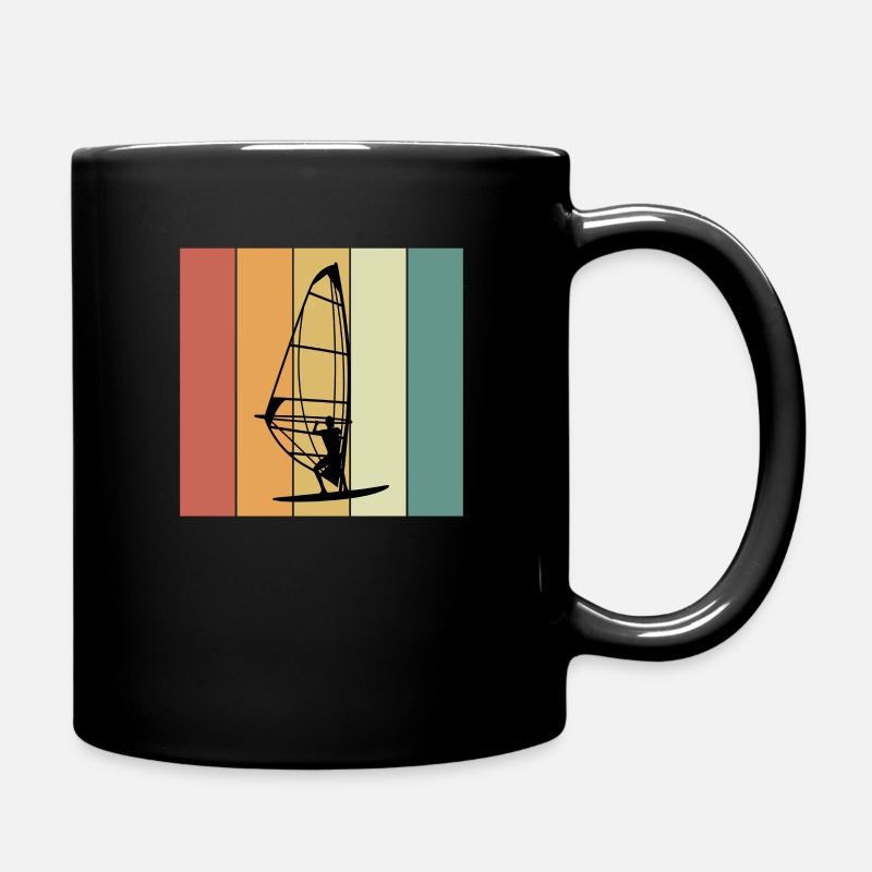 Windsurfing Windsurfers - Full Colour Mug - black