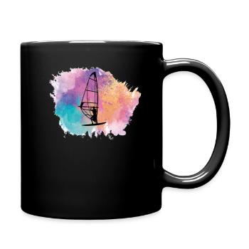 Windsurfing Windsurfers - Full Colour Mug - black - Right