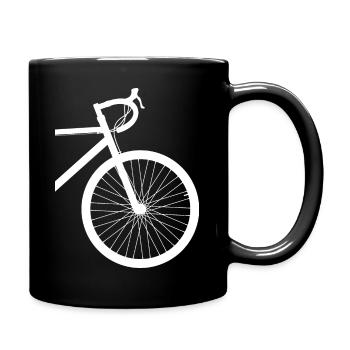 GRAVEL BIKE CLOSE UP - Tasse einfarbig - Schwarz - Rechts