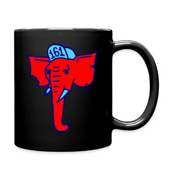 Alleyphant colors - Tasse einfarbig - Schwarz - Rechts