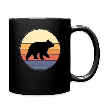 Ours Sauvage Ours brun - Mug uni - noir - Droite