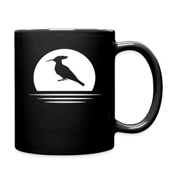 Hoopoe bird nature protection - Full Colour Mug - black - Right