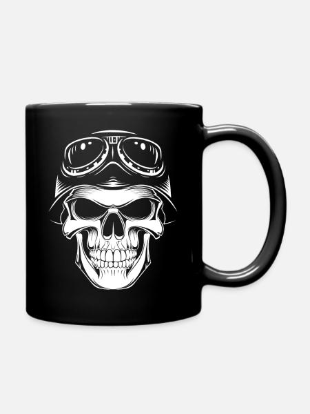 Skull Rider - Full Colour Mug - black
