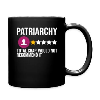 Feministin Feminismus Emanzipation Geschenk - Tasse einfarbig - Schwarz - Rechts