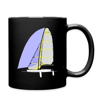 49er - Tasse einfarbig - Schwarz - Rechts