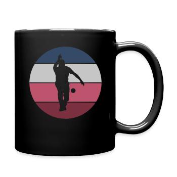 Pétanque Pétanque Pétanque Pétanque Boules Boules - Mug uni - noir - Droite