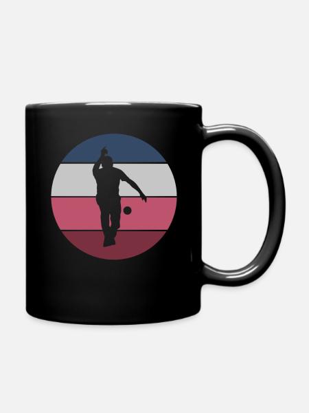 Pétanque Pétanque Pétanque Pétanque Boules Boules - Mug uni - noir