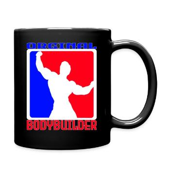 Bodybuilders, Oldschool Bodybuilders, Bodybulding - Full Colour Mug - black - Right