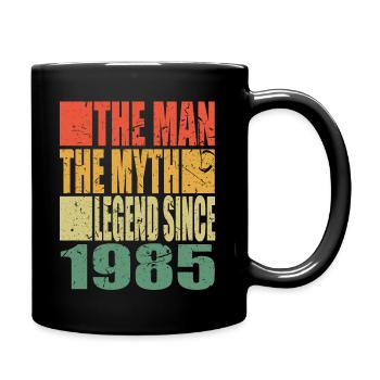 Born 1985 The Man The Myth Birthday - Full Colour Mug - black - Right