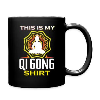 This is my Qi Gong Shirt - Mug uni - noir - Droite