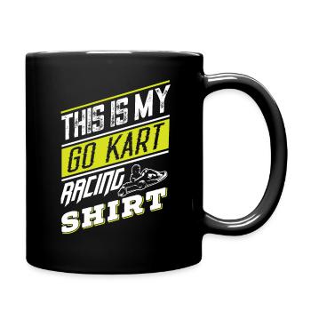 THIS IS MY GO KART RACING - Mug uni - noir - Droite