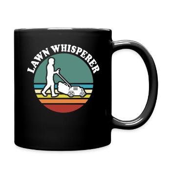 Pelouse tondeuse tondeuse murmure murmure - Mug uni - noir - Droite