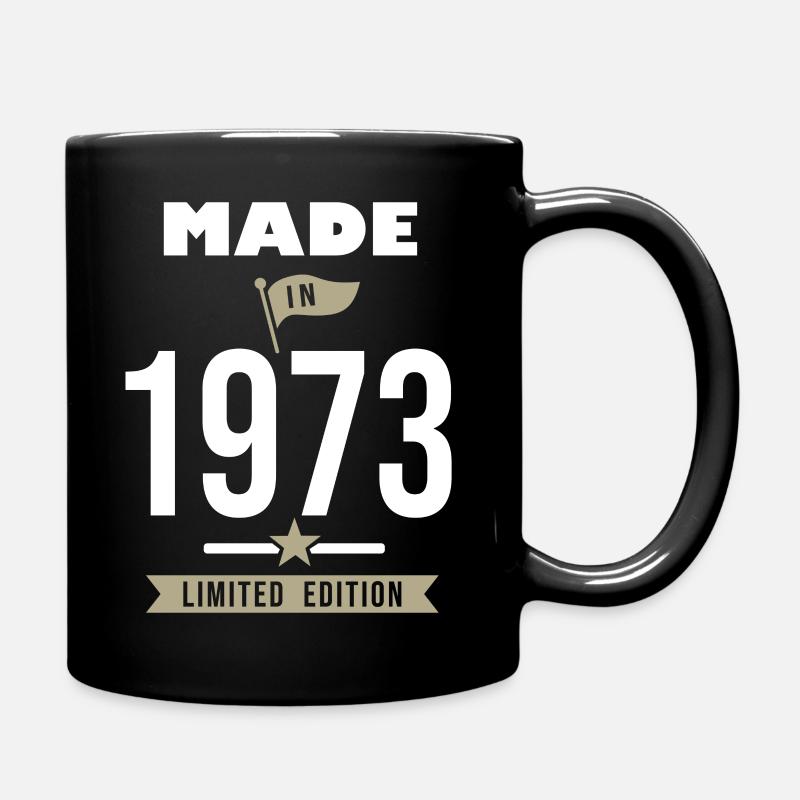 MADE IN 1973 né en 1973 anniversaire 50 ans - Mug uni - noir