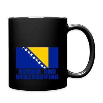 Bosnia and Herzegovina - Full Colour Mug - black - Right