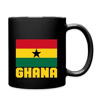 Ghana - Mug uni - noir - Droite