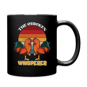 THE CHICKEN WHISPERER - Full Colour Mug - black - Right