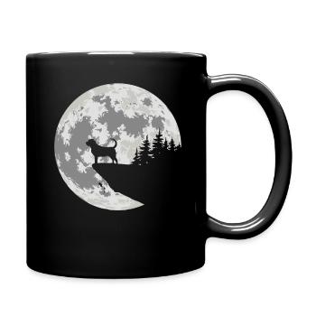 Bloodhound - Tasse einfarbig - Schwarz - Rechts
