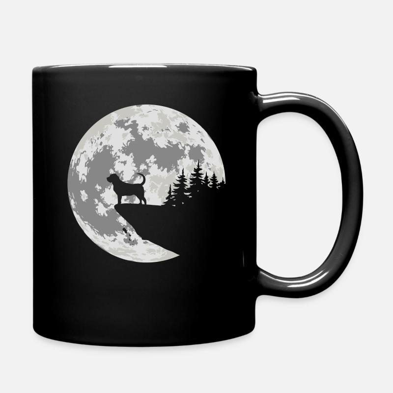 Bloodhound - Tasse einfarbig - Schwarz