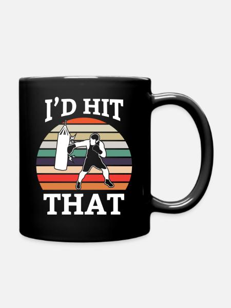 Boxing Boxer Boxer Boxing Match Boxing Training - Full Colour Mug - black
