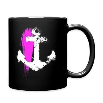 Art Anker _ - Tasse einfarbig - Schwarz - Rechts