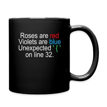 Programmierer Informatiker Programmieren - Tasse einfarbig - Schwarz - Rechts