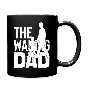 The Walking Dad - Tasse einfarbig - Schwarz - Rechts