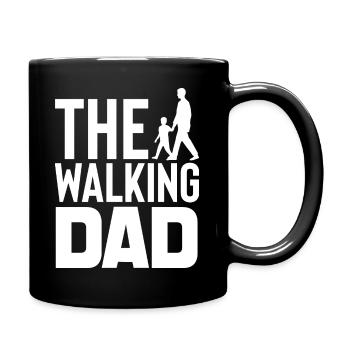 The Walking Dad - Tasse einfarbig - Schwarz - Rechts