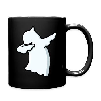 Dabbing Ghost - Tasse einfarbig - Schwarz - Rechts