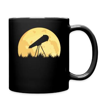 teleskop - Tasse einfarbig - Schwarz - Rechts