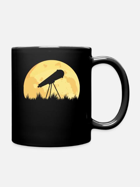 télescope - Mug uni - noir