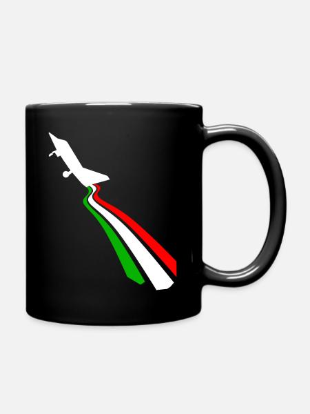 Drapeau de l'Italie - Mug uni - noir