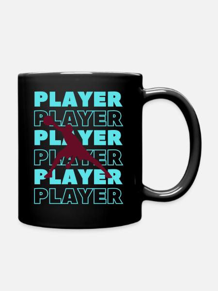 Basketball - Player - Full Colour Mug - black