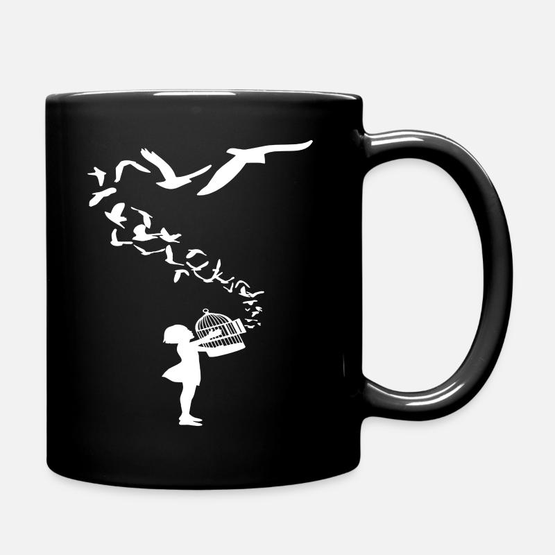 Vegan t-shirt - Full Colour Mug - black