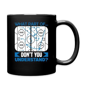 QUELLE PARTIE DE NE COMPRENEZ-VOUS PAS - Mug uni - noir - Droite