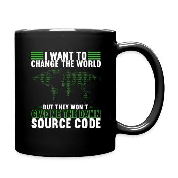 Programmierer Informatiker Programmieren - Tasse einfarbig - Schwarz - Rechts