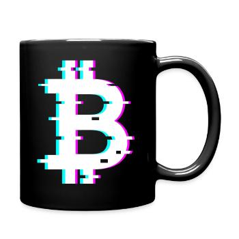 Bitcoin - Tasse einfarbig - Schwarz - Rechts