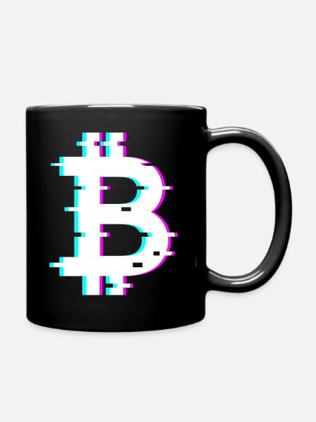 Bitcoin - Tasse einfarbig - Schwarz