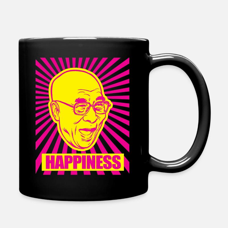Dalai Blade Glück - Tasse einfarbig - Schwarz