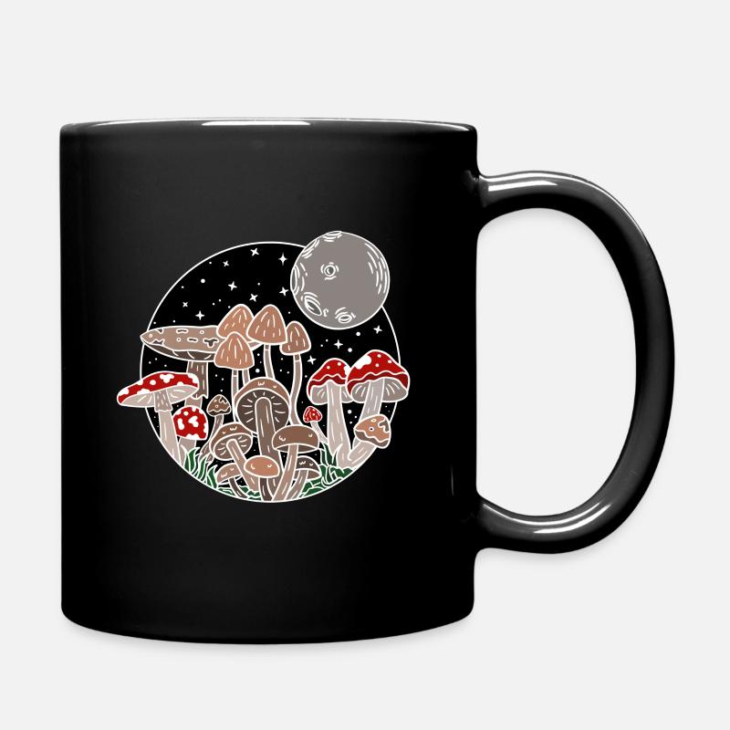 Les champignons adorent - Mug uni - noir