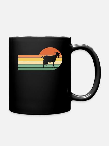 Chèvre - Mug uni - noir