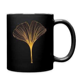 Ginkgo - Full Colour Mug - black - Right