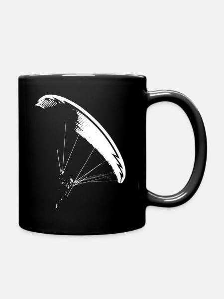 Gleitschirmflieger Nova CP - Tasse einfarbig - Schwarz