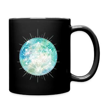 Celtic SYMBOLS - Metatron - Celts - Full Colour Mug - black - Right