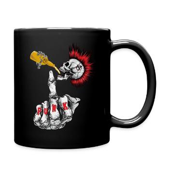 PUNK - Full Colour Mug - black - Right